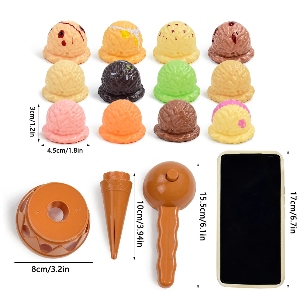 Jeu de Glaces Empilables en Bois pour Enfants – Jouet Éducatif | Jouetkids – Image 5
