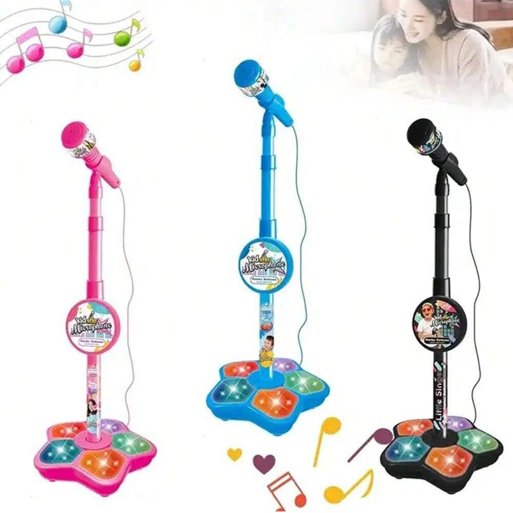 Micro Karaoké sur Pied pour Enfants – Portable et Ludique | Jouetkids