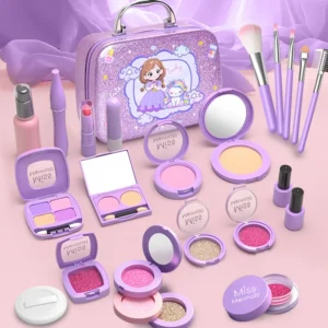Coffret Maquillage Princesse - Mallette de Beauté pour Petite Fille avec Miroir et Accessoires JouetKids