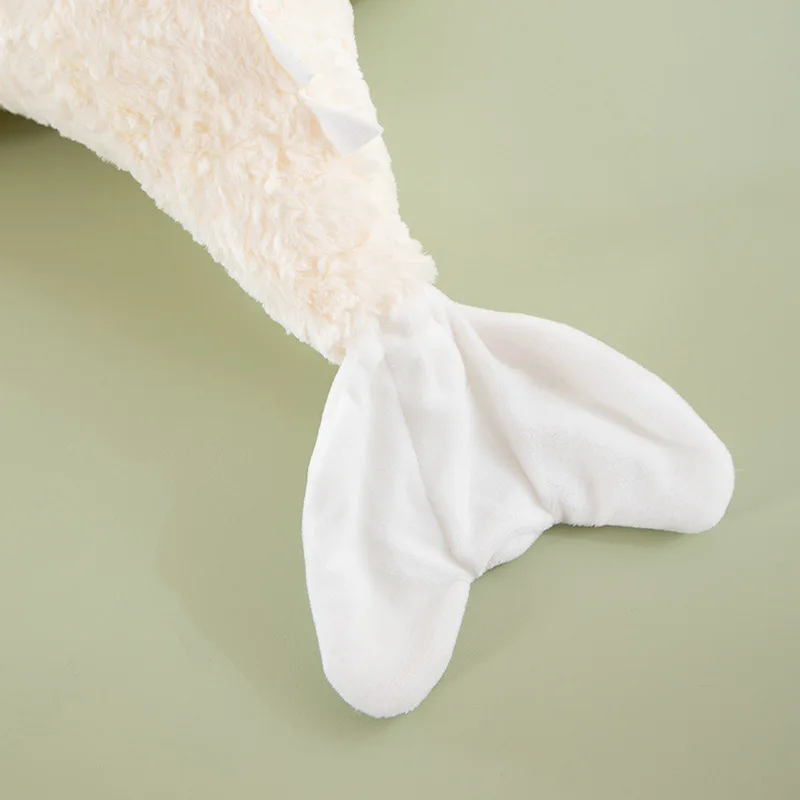 Coussin Dragon Blanc - Peluche Câline Géante en Forme de Dragon – Image 5