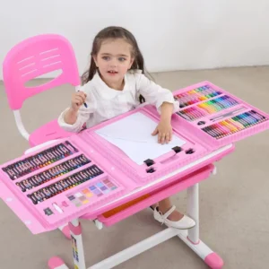 Coffret Artistique 150-208 Pièces - Kit de Dessin Complet pour Enfant avec Marqueurs, Crayons et Feutres Aquarelle
