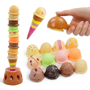 Jeu de Glaces Empilables en Bois pour Enfants – Jouet Éducatif | Jouetkids