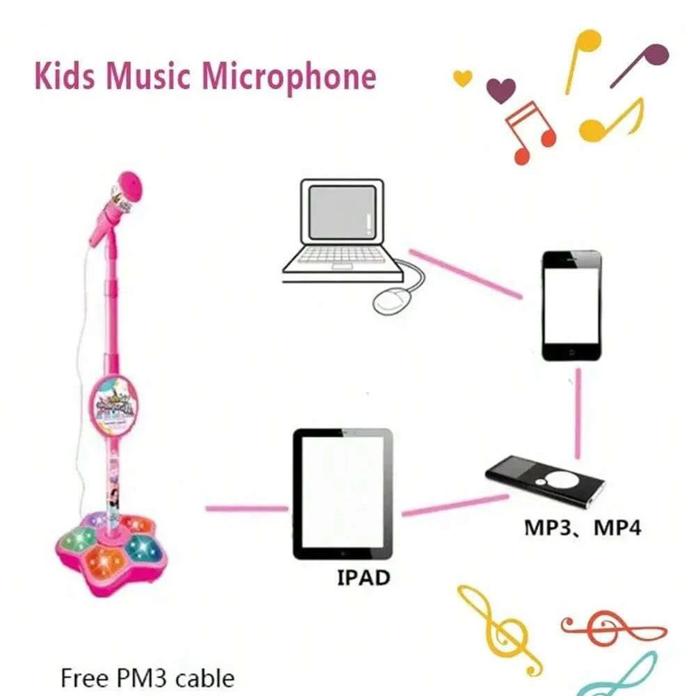 Micro Karaoké sur Pied pour Enfants – Portable et Ludique | Jouetkids – Image 5