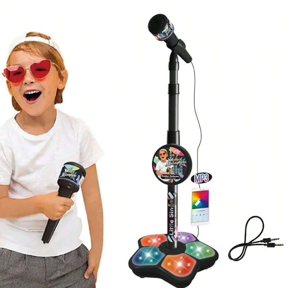 Micro Karaoké sur Pied pour Enfants – Portable et Ludique | Jouetkids – Image 3