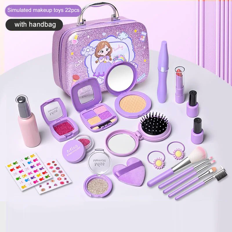 Coffret Maquillage Princesse - Mallette de Beauté pour Petite Fille avec Miroir et Accessoires JouetKids – Image 8