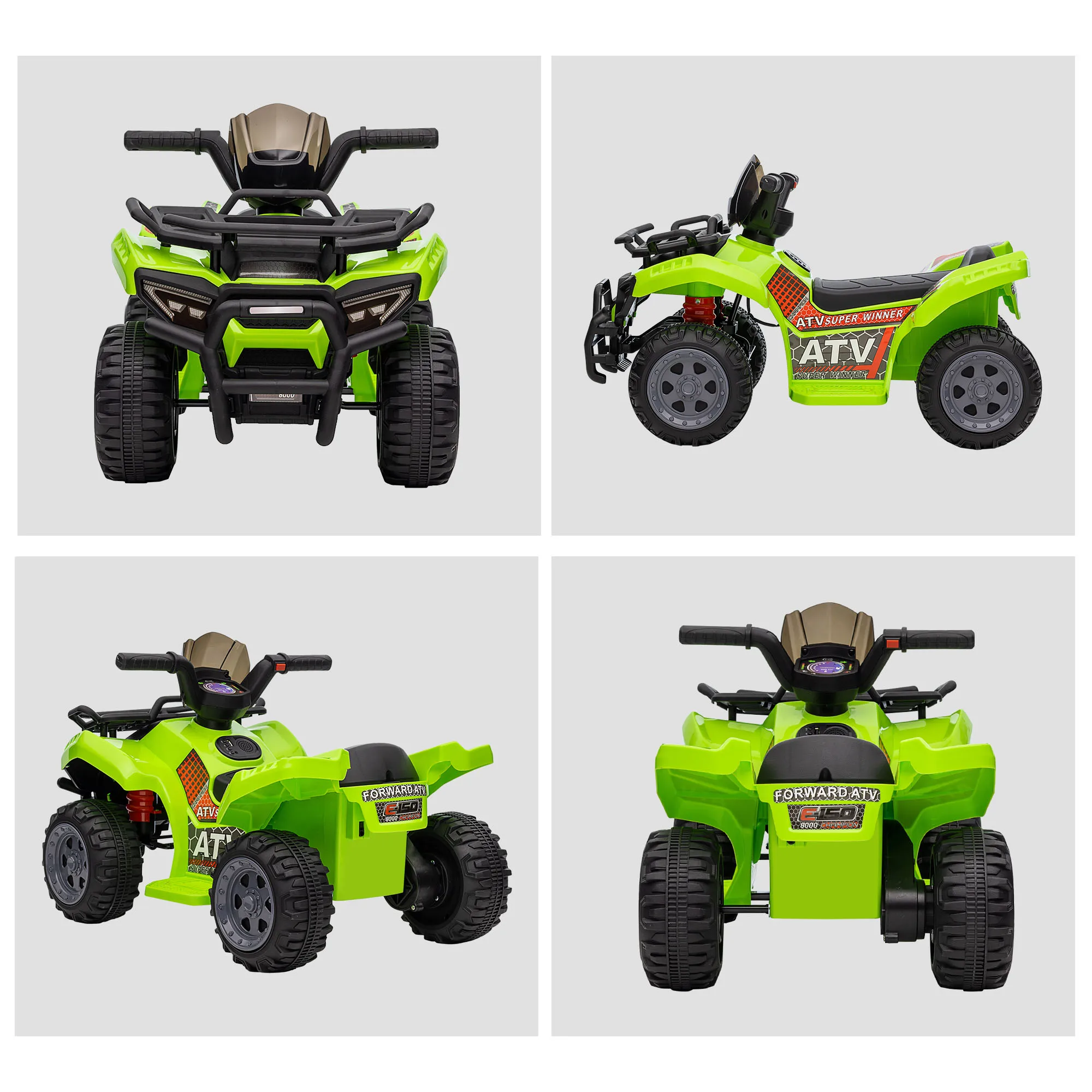 Quad Électrique 6V pour Tout-Petits – Fonction Marche Avant et Musique | Jouetkids – Image 4