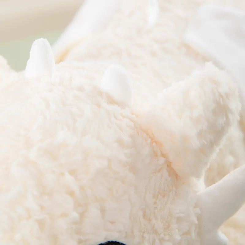 Coussin Dragon Blanc - Peluche Câline Géante en Forme de Dragon – Image 3