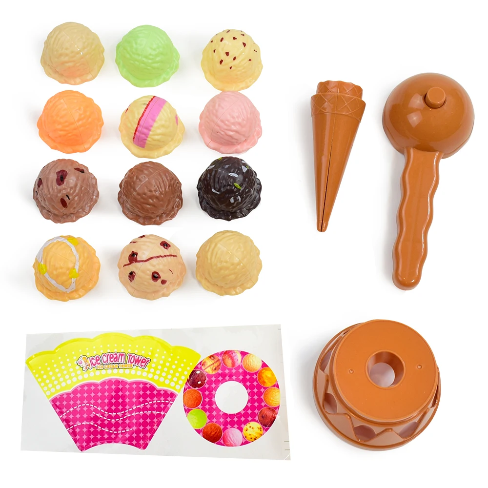 Jeu de Glaces Empilables en Bois pour Enfants – Jouet Éducatif | Jouetkids – Image 3
