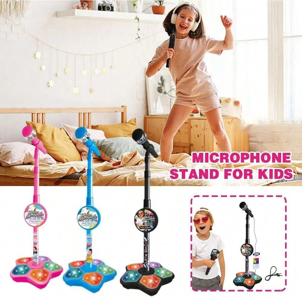 Micro Karaoké sur Pied pour Enfants – Portable et Ludique | Jouetkids – Image 2