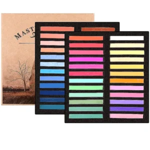Crayons Pastel Doux 48 Couleurs – Fournitures de Coloriage et Dessin pour Enfants | Jouetkids