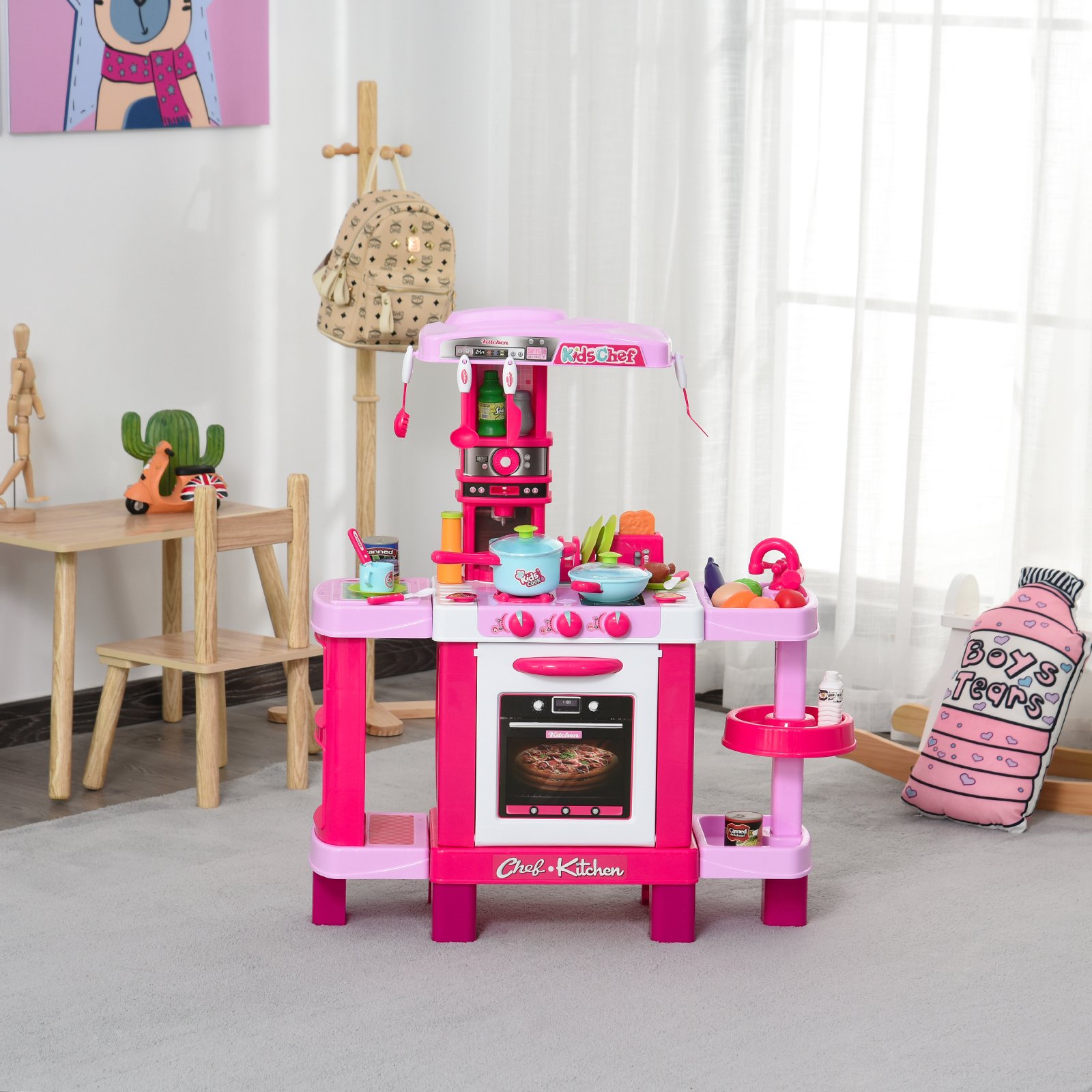 Cuisine pour Enfant avec Sons et Lumières – 38 Accessoires Inclus | Jouetkids – Image 9